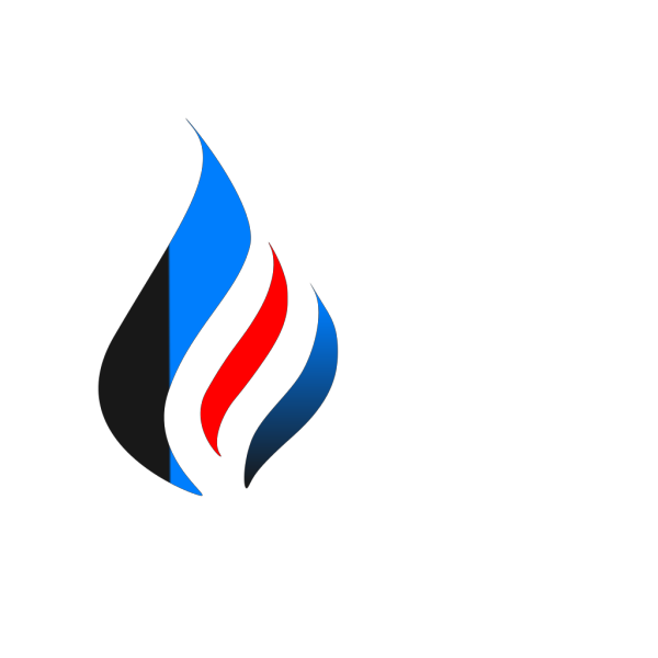 Blue Flame Solid Color PNG Clip art