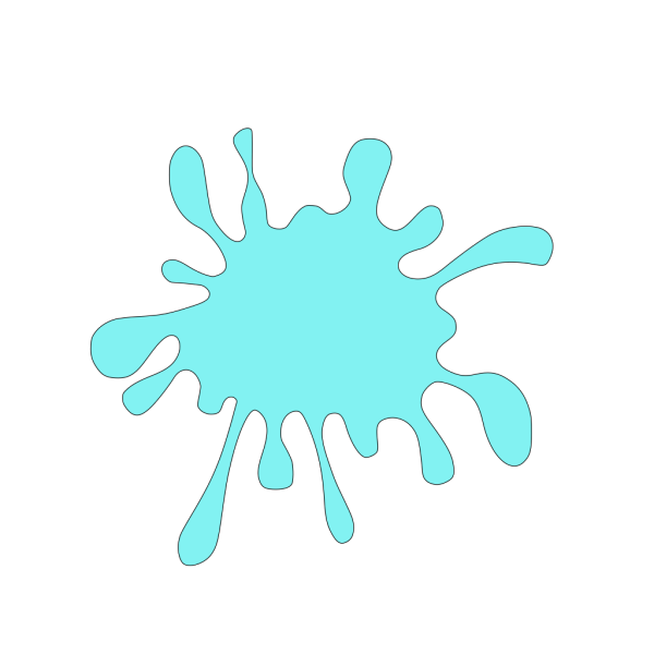 Turquoise Splotch PNG images