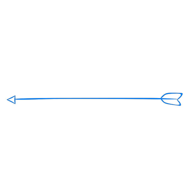 Long Blue Arrow PNG Clip art