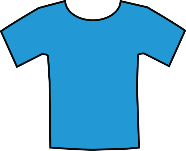 Blue T-shirt PNG Clip art