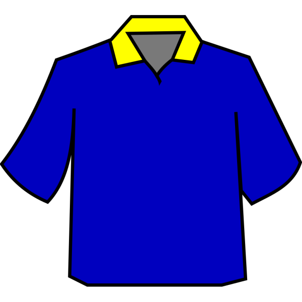 Club Shirt Blue PNG Clip art