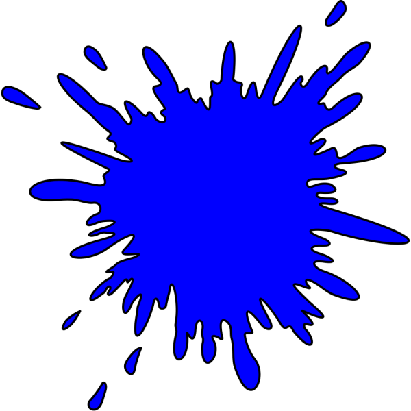 Dark Blue Splash PNG Clip art