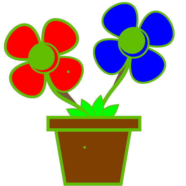 Flowers In A Vase 2 PNG Clip art