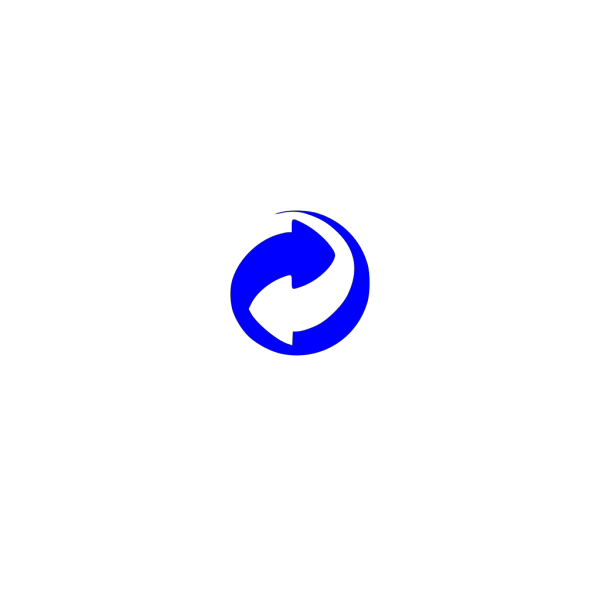 Blue Concentric Arrows PNG Clip art