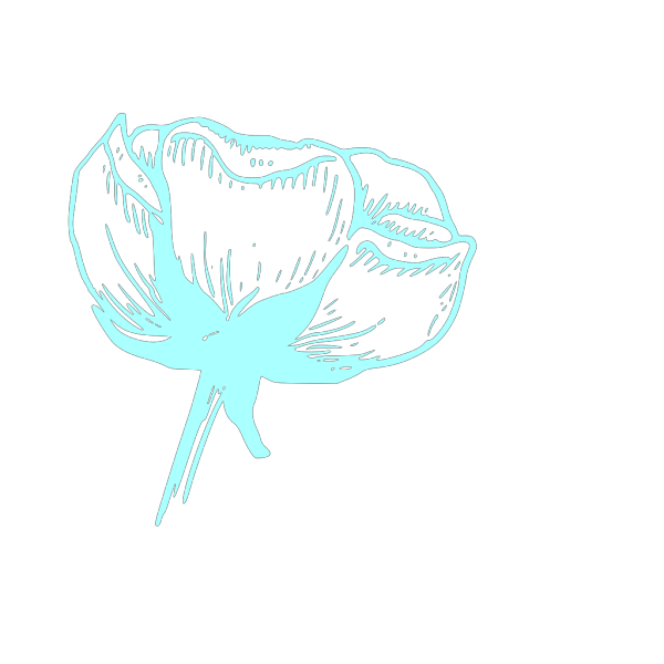 Light Blue Flower Blossom PNG Clip art