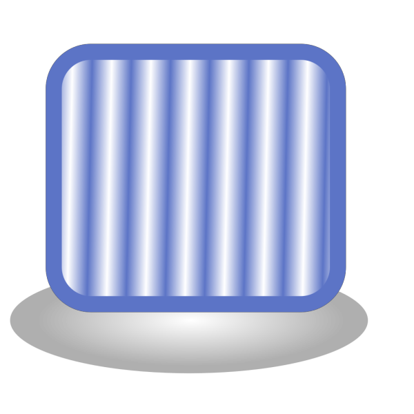 Simple Blue Square PNG Clip art