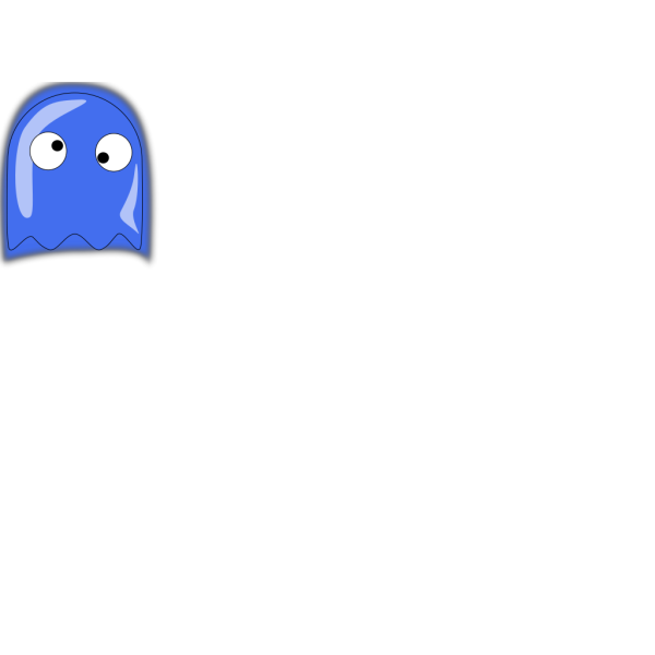 Blue Ghost PNG Clip art