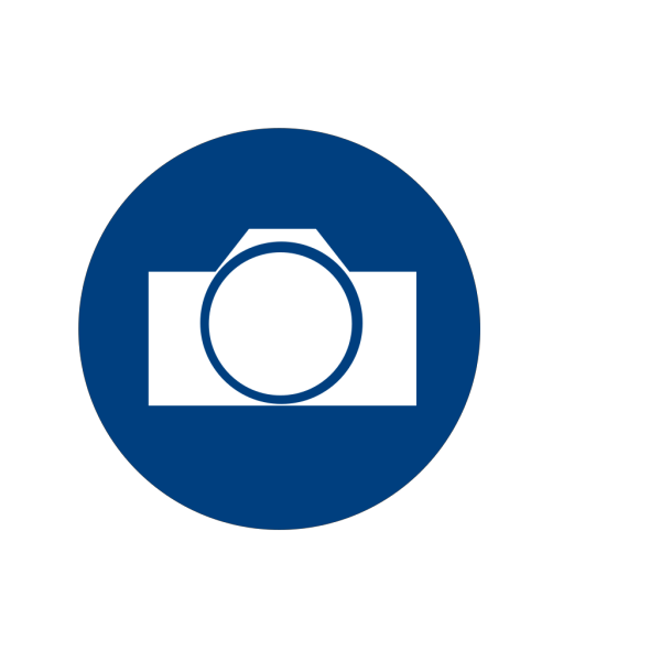 Blue Camera Icon PNG Clip art
