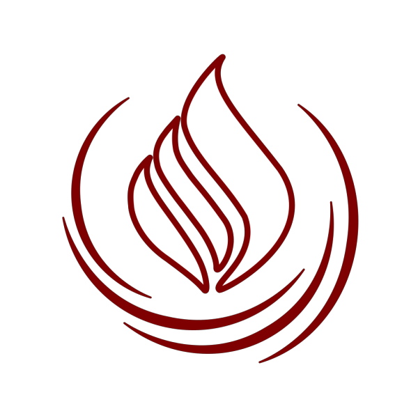 Flame Logo Sondaica Blue PNG Clip art