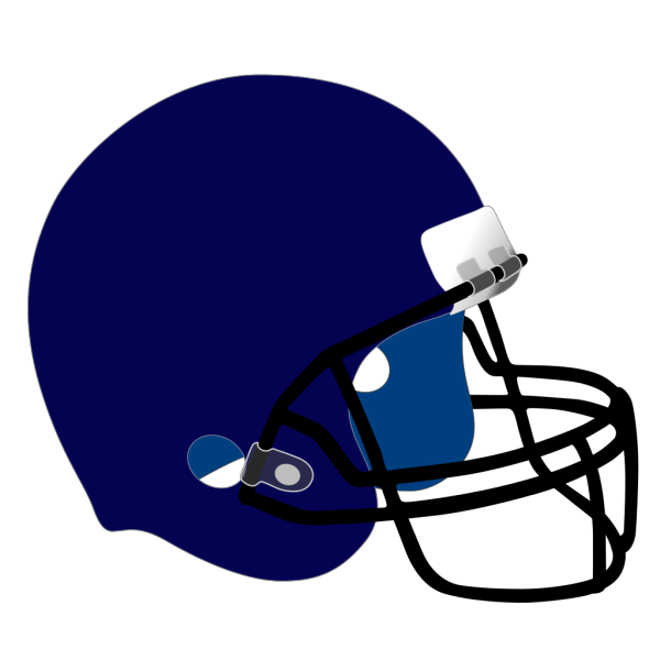Dark Blue Football Helmet PNG Clip art