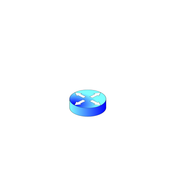 Blue Router PNG Clip art