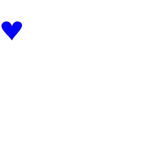 Blue Hearts PNG Clip art