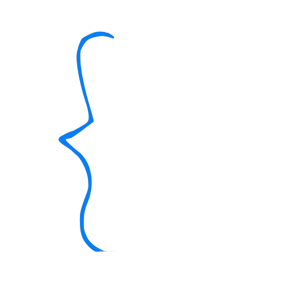 Right Blue Bracket PNG images