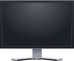 Blue Lcd Monitor PNG Clip art