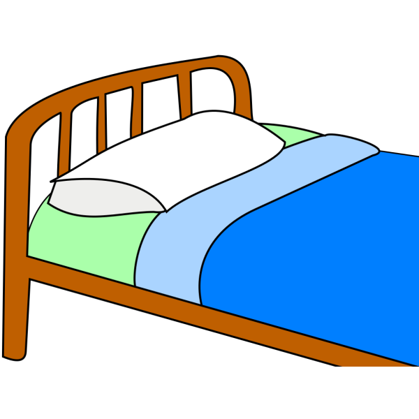 Colored Bed PNG Clip art