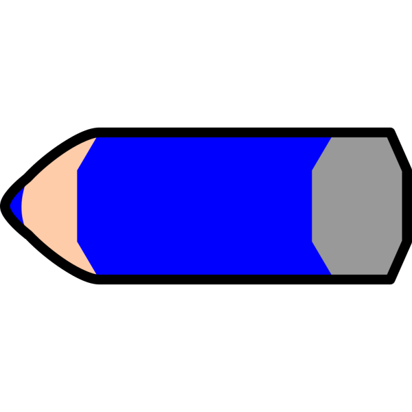 Blue Pencil PNG images