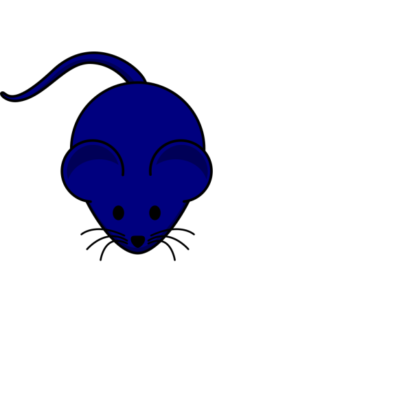 Navy Blue Mouse PNG Clip art