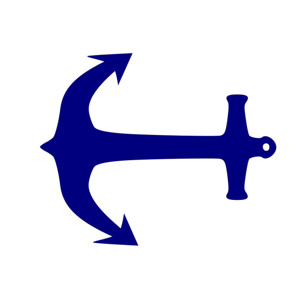 Blue Anchor PNG Clip art