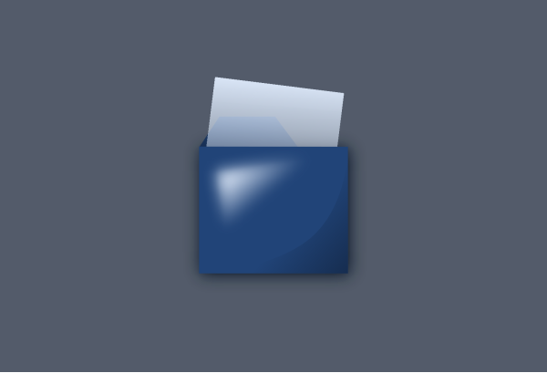 Blue Folder PNG Clip art