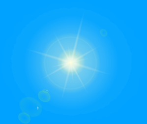 Sun With Blue Background PNG Clip art