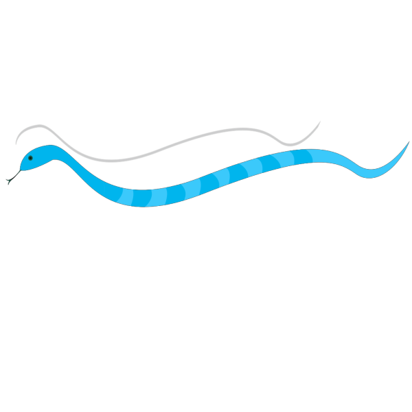 Blue Snake PNG Clip art