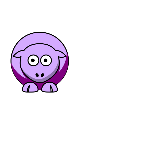 Sheep Looking Right PNG Clip art