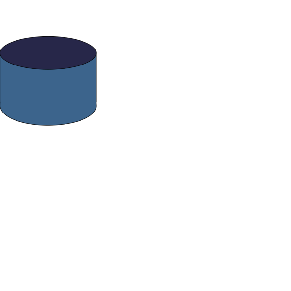 Blue Database PNG Clip art