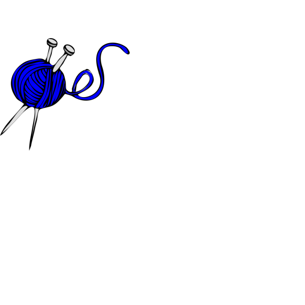 Blue Yarn PNG Clip art