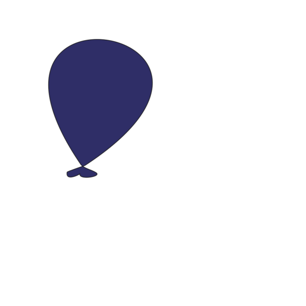 Blue Balloon  PNG Clip art