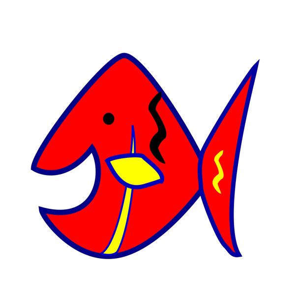 Red Fish PNG Clip art