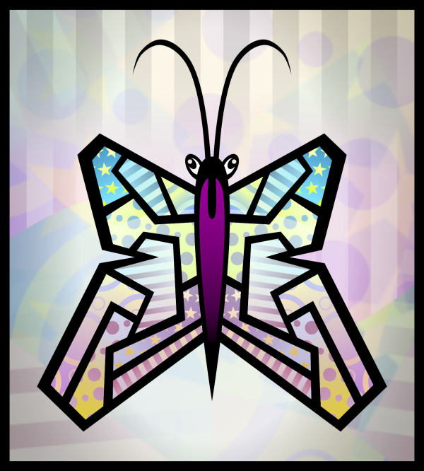 Butterfly Cartoon PNG image