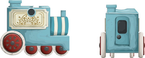 Toot Toot Train Carriage PNG Clip art