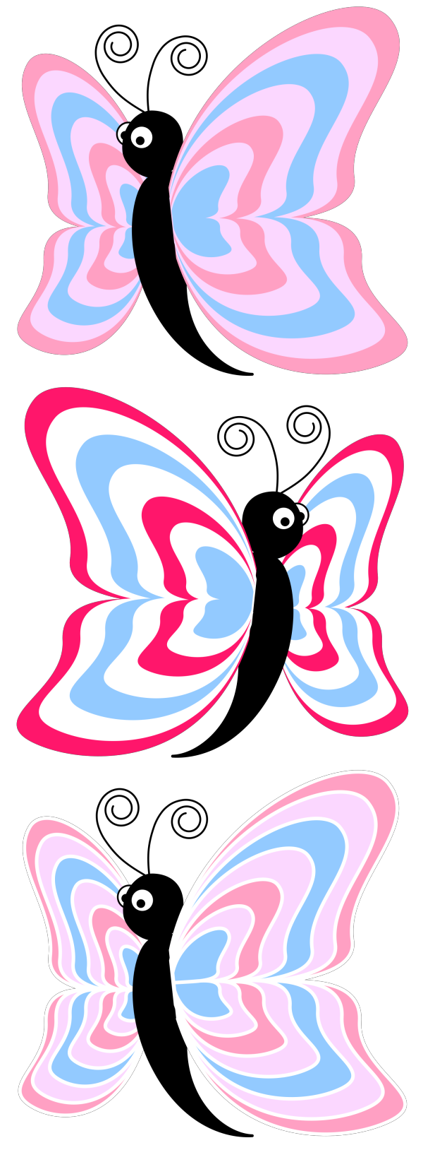 Aqua Butterfly PNG Clip art