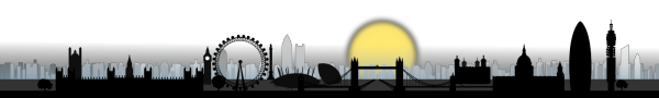 Skyline With Clouds 3 PNG Clip art
