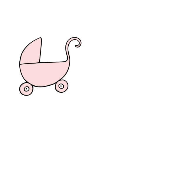 Pink Pram PNG Clip art