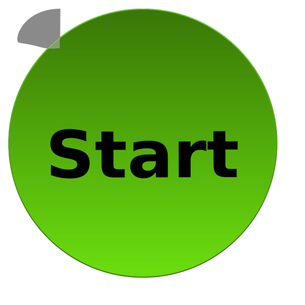 Russian Start Button Blue PNG images