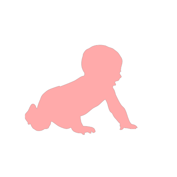 Baby Silhouette PNG Clip art
