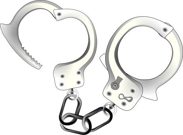 Handcuffs Police Blue PNG Clip art