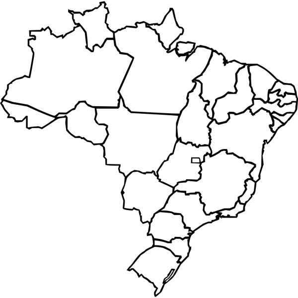 Map Of Brazil PNG Clip art