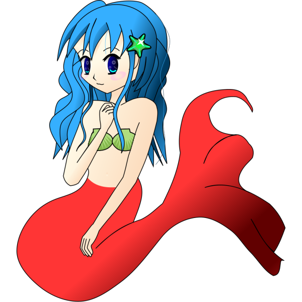 Blue Mermaid PNG Clip art