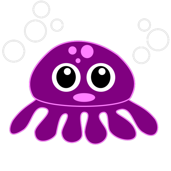 Cute Octopus PNG Clip art