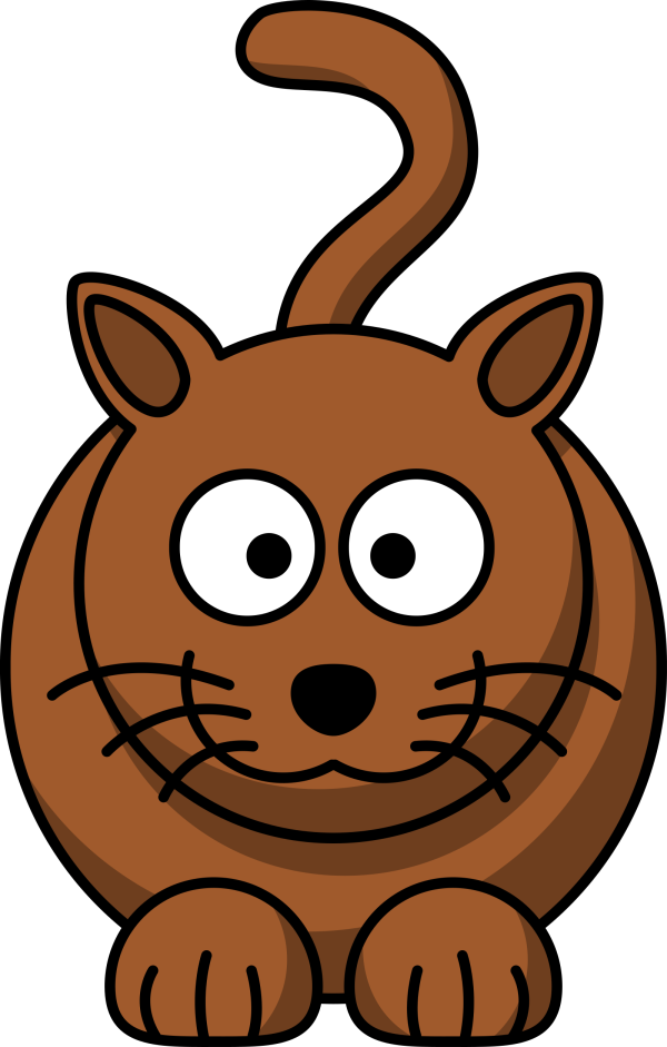 Brown Cat PNG Clip art