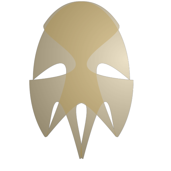 Tribal African Mask PNG Clip art