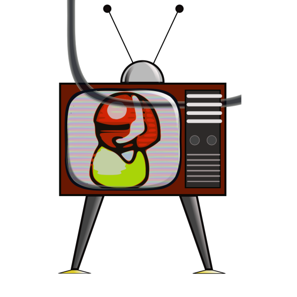 Colored Crt Tv PNG Clip art