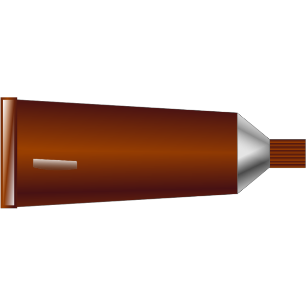 Color Tube Brown PNG Clip art
