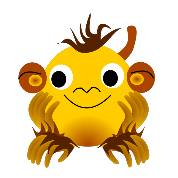 Brown Monkey PNG Clip art
