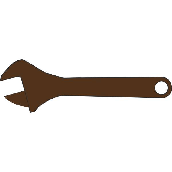 Wrench Brown PNG Clip art