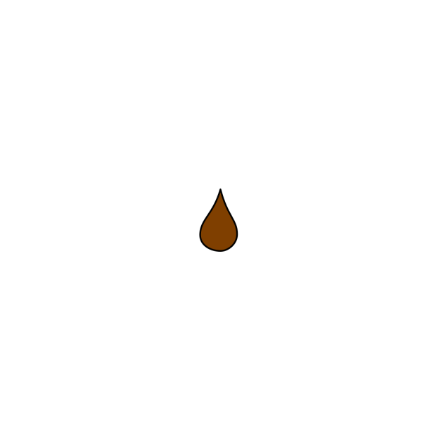 Drop Of Rain Brown PNG Clip art