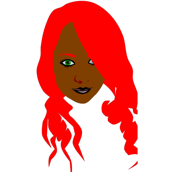 Girl With Red Hair PNG Clip art