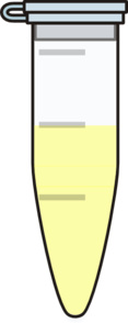 Eppendorf Tube Pale Yellow PNG Clip art